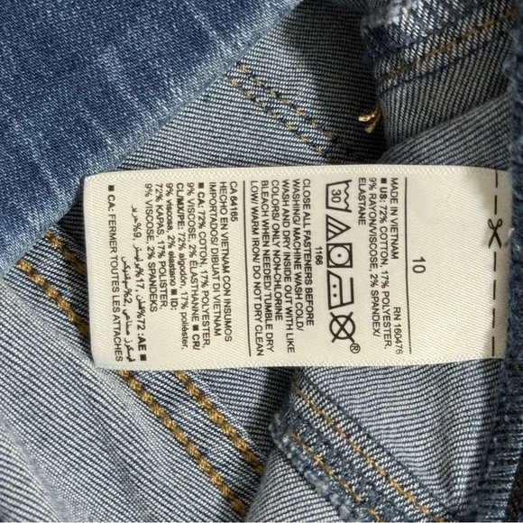 Old Navy Blue Rockstar Super Skinny Jeggings with Elastic Waistband - Picture 9 of 10